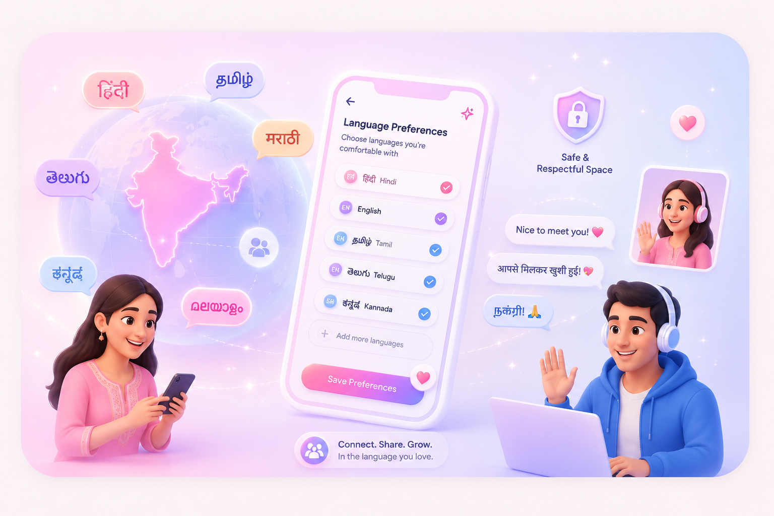 Language-Based Connections